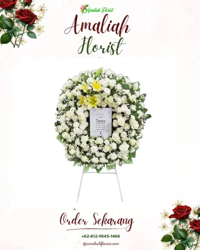 Krans Bunga Duka Cita di Reksosari